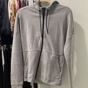 Gray Zip Up Hoodie